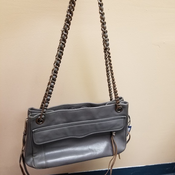 Rebecca Minkoff Gray Leather Swing Bag - Picture 8 of 8